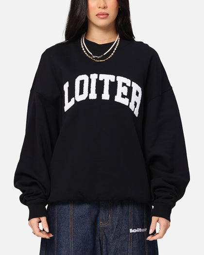 Loiter Arch Premium Crewneck Black