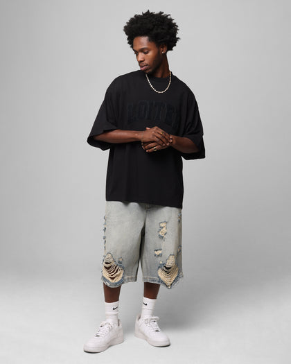 Loiter Arch Premium Boxy T-Shirt Black