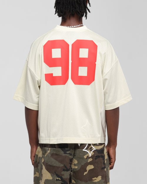 Loiter Cherry Jersey Off White/Red