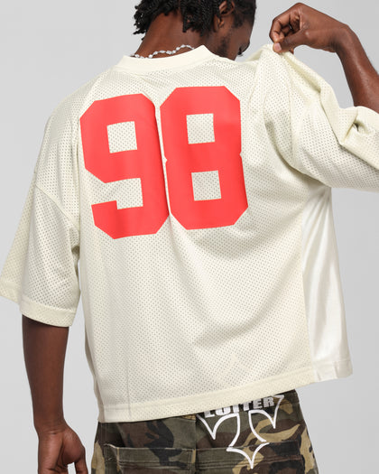 Loiter Cherry Jersey Off White/Red