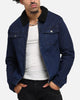 Saint Morta Sherpa Denim Zip Jacket Indigo/Black