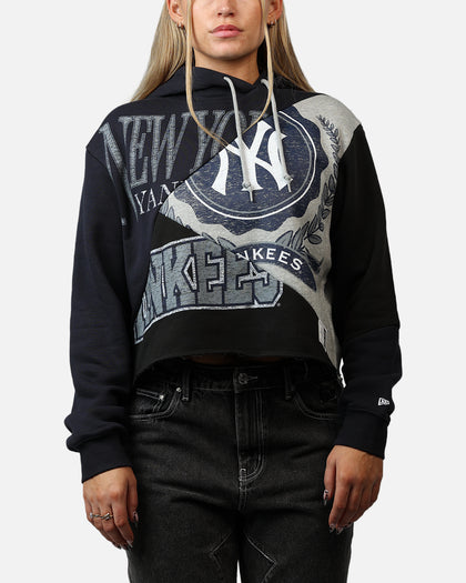 New Era Women's New York Yankees Team Split Hoodie Navy/Grey