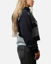 New Era Women's New York Yankees Team Split Hoodie Navy/Grey
