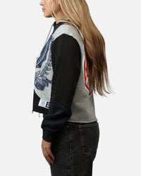 New Era Women's New York Yankees Team Split Hoodie Navy/Grey