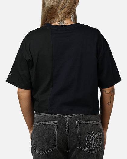 New Era Women's New York Yankees Team Split T-Shirt Navy/Black