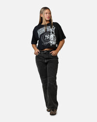 New Era Women's New York Yankees Team Split T-Shirt Navy/Black