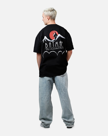 73Studio X DC 1992 Batman And Robin Heavyweight T-Shirt Black