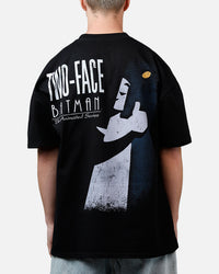 73Studio X DC Batman Two Face Heavyweight T-Shirt Black