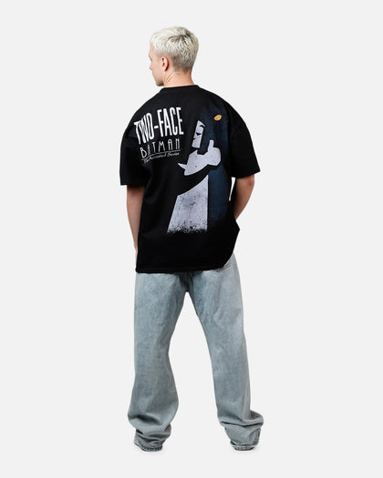 73Studio X DC Batman Two Face Heavyweight T-Shirt Black