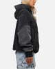 Saint Morta Hooded Workwear Jacket Black/Grey