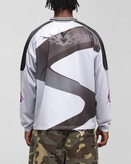 Loiter Cyber Hockey Jersey Grey/Black