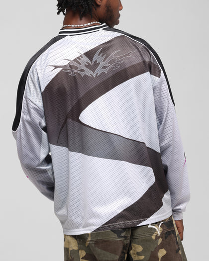 Loiter Cyber Hockey Jersey Grey/Black