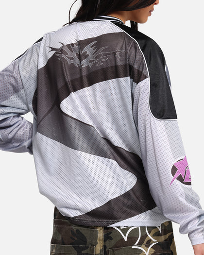 Loiter Cyber Hockey Jersey Grey/Black