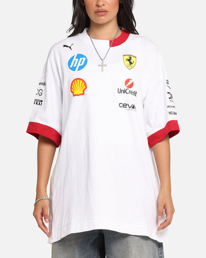Puma X Scuderia Ferrari Drivers Oversized T-Shirt White
