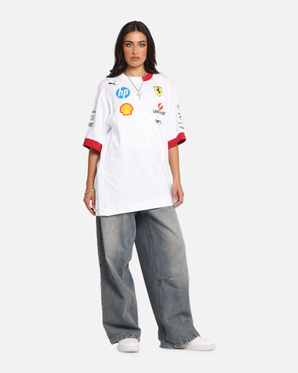 Puma X Scuderia Ferrari Drivers Oversized T-Shirt White