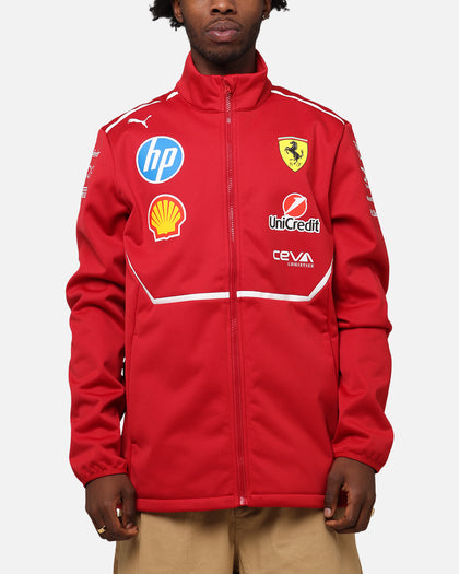 Puma X Scuderia Ferrari Team Softshell Jacket Cherry