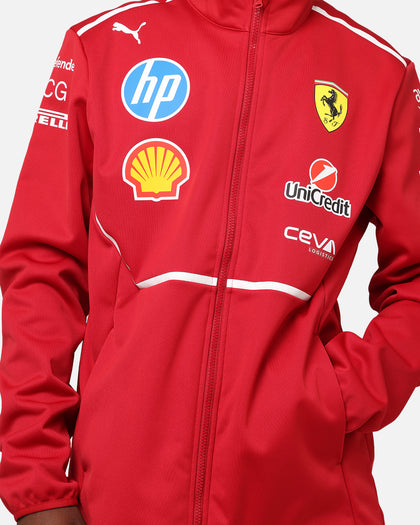Puma X Scuderia Ferrari Team Softshell Jacket Cherry