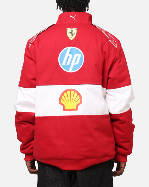 Puma X Scuderia Ferrari Team Vintage Racing Jacket Cherry