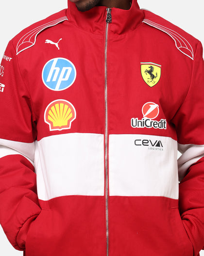 Puma X Scuderia Ferrari Team Vintage Racing Jacket Cherry