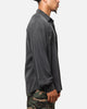 XXIII Acid Wash Button Up Over Shirt Washed Black