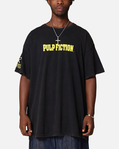 Pulp Fiction Mia Wallace Vintage T-Shirt Black Vintage