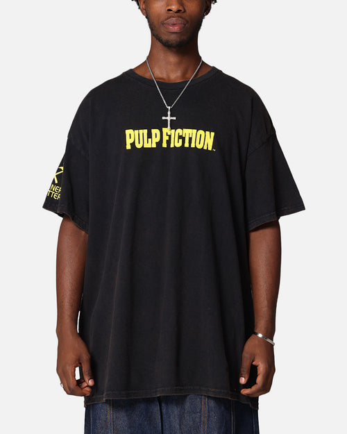 Pulp Fiction Mia Wallace Vintage T-Shirt Black Vintage