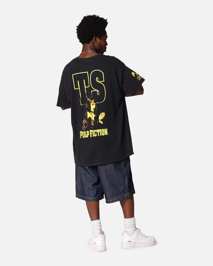 Pulp Fiction Mia Wallace Vintage T-Shirt Black Vintage