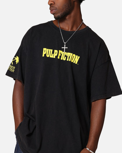 Pulp Fiction Mia Wallace Vintage T-Shirt Black Vintage