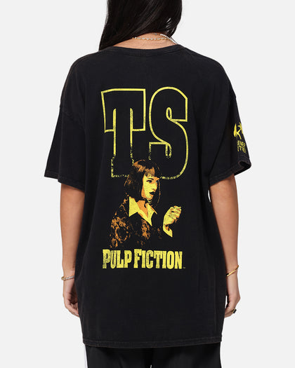 Pulp Fiction Mia Wallace Vintage T-Shirt Black Vintage