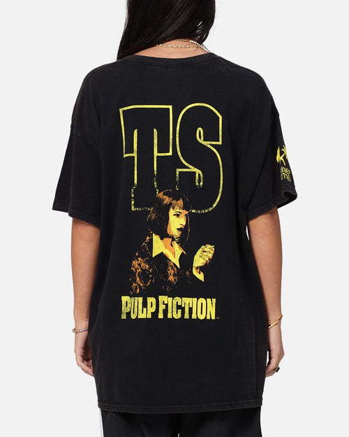 Pulp Fiction Mia Wallace Vintage T-Shirt Black Vintage