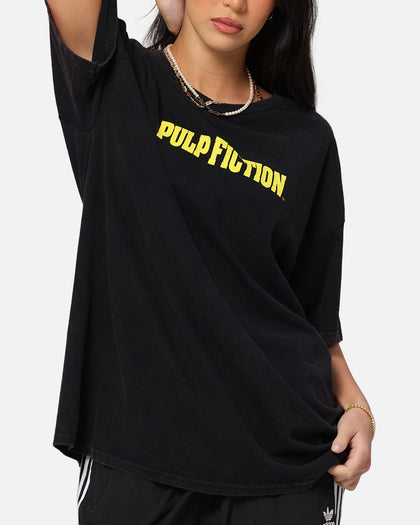 Pulp Fiction Mia Wallace Vintage T-Shirt Black Vintage