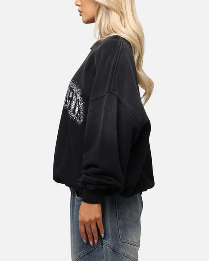 Saint Morta Spray Logo Crewneck Black