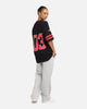 Carre Rose Football T-Shirt Black/Red