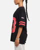 Carre Rose Football T-Shirt Black/Red