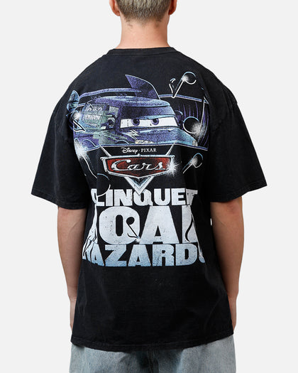 Goat Crew Disney And Pixar Cars DJ Vintage T-Shirt Black Acidwash