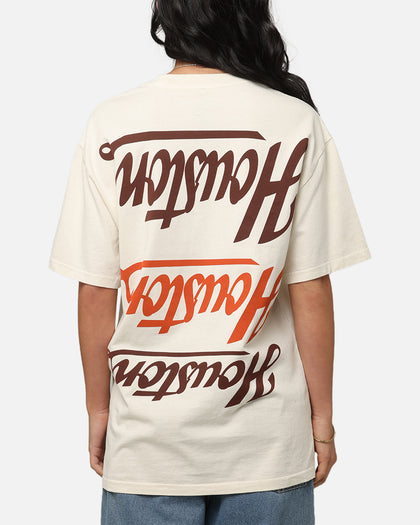 Majestic Athletic Houston Astros Patchwork T-Shirt Ecru