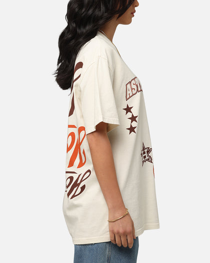 Majestic Athletic Houston Astros Patchwork T-Shirt Ecru