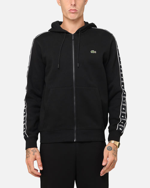 Lacoste 23 Tape Hoodie Black