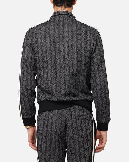 Lacoste Core Originals Monograms Track Jacket Black/Graphite