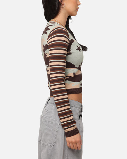 XXIII Women's Florence Knit Jumper Camo