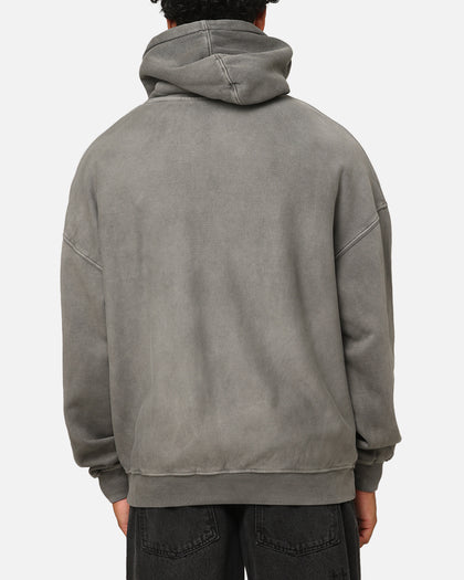 Saint Morta Flux Boxy Hoodie Washed Charcoal
