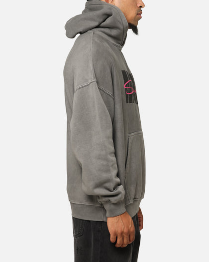Saint Morta Flux Boxy Hoodie Washed Charcoal