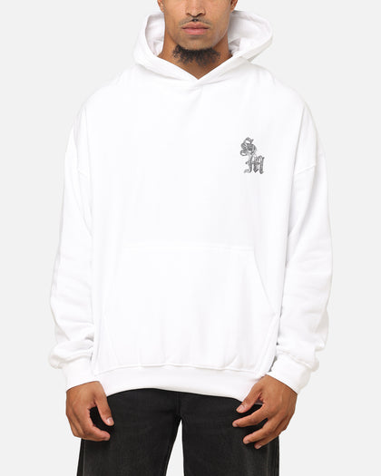 Saint Morta Nothing Is Forever Boxy Hoodie White/Black