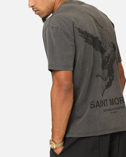 Saint Morta Nothing Is Forever Boxy T-Shirt Black Wash