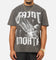 Saint Morta Ride Or Die Boxy T-Shirt Black Wash
