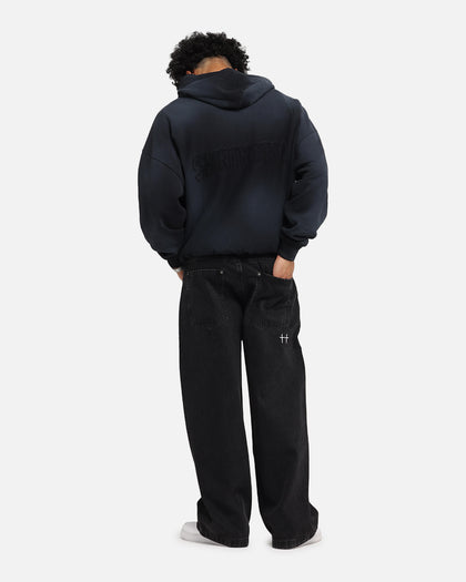 Saint Morta Manticore Boxy Hoodie Sunfade Black