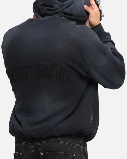 Saint Morta Manticore Boxy Hoodie Sunfade Black