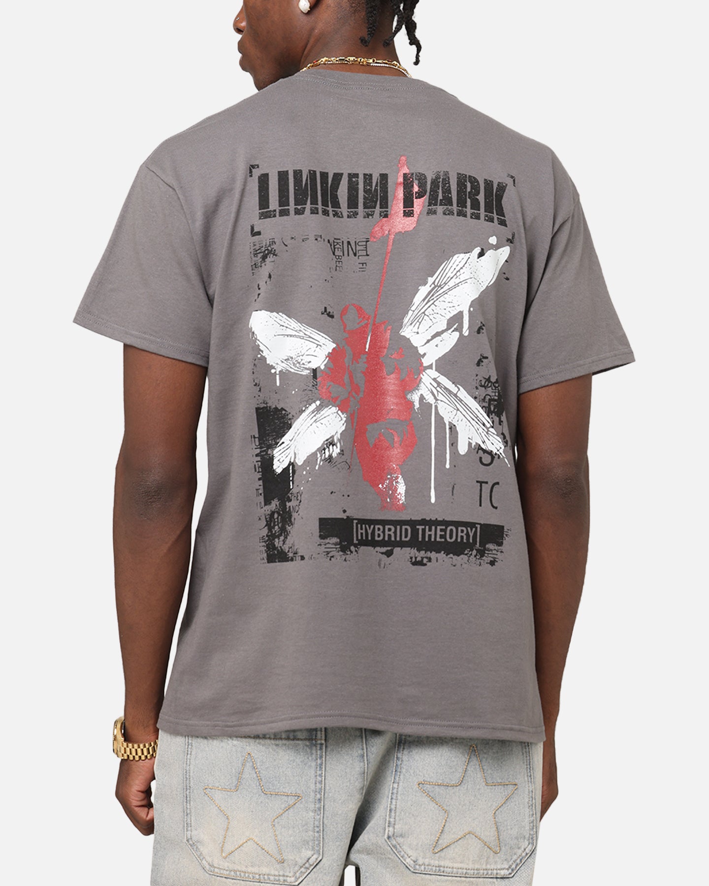 Linkin Park Hybrid Theory T-Shirt Charcoal | Culture Kings