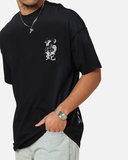 Saint Morta Venom Boxy T-Shirt Sunfade Black