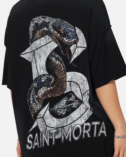 Saint Morta Venom Boxy T-Shirt Sunfade Black